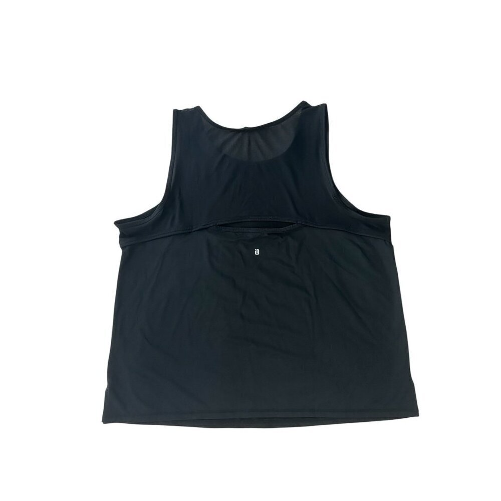 ID Ideology Women’s Regular fit Sleeveless Tank Top Shirt M Black Solid New